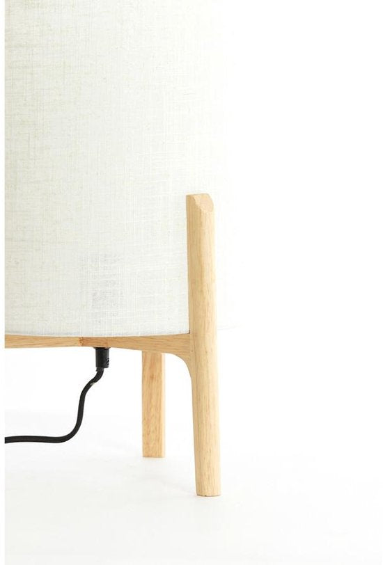 Lampe de table Light & Living marron - Bois - Ø 28 x 44 cm - E27
