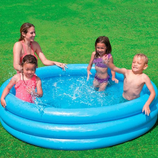 Piscine gonflable Intex Crystal Blue - Ø 168 x 38 cm