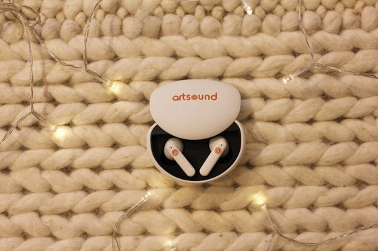 ArtSound - BRAINWAVE03, écouteurs sans fil ANC, blanc