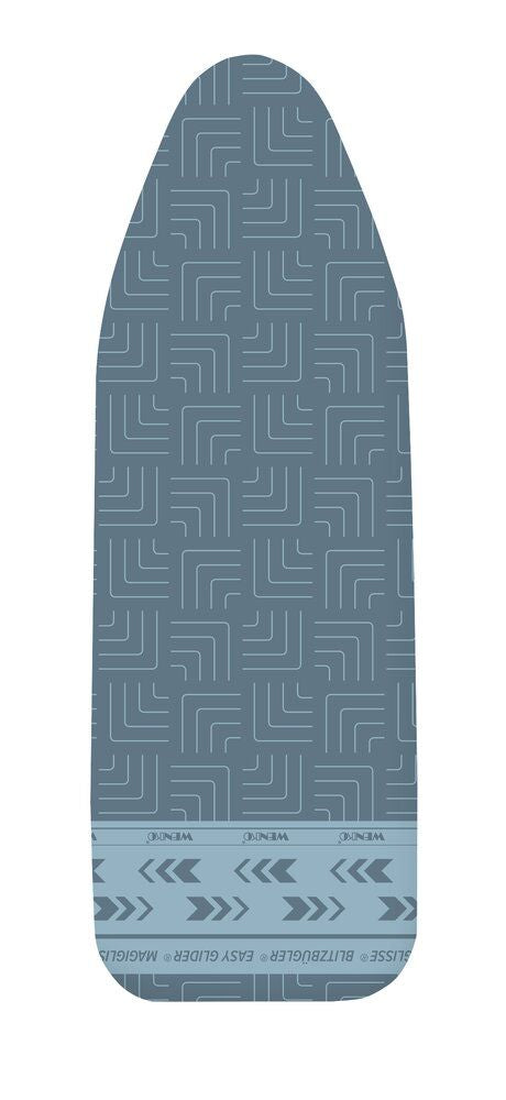 WENKO Air Comfort Blitzbügler Housse de planche à repasser XL/universelle - Jusqu'à 140 x 48 cm - 5 couches
