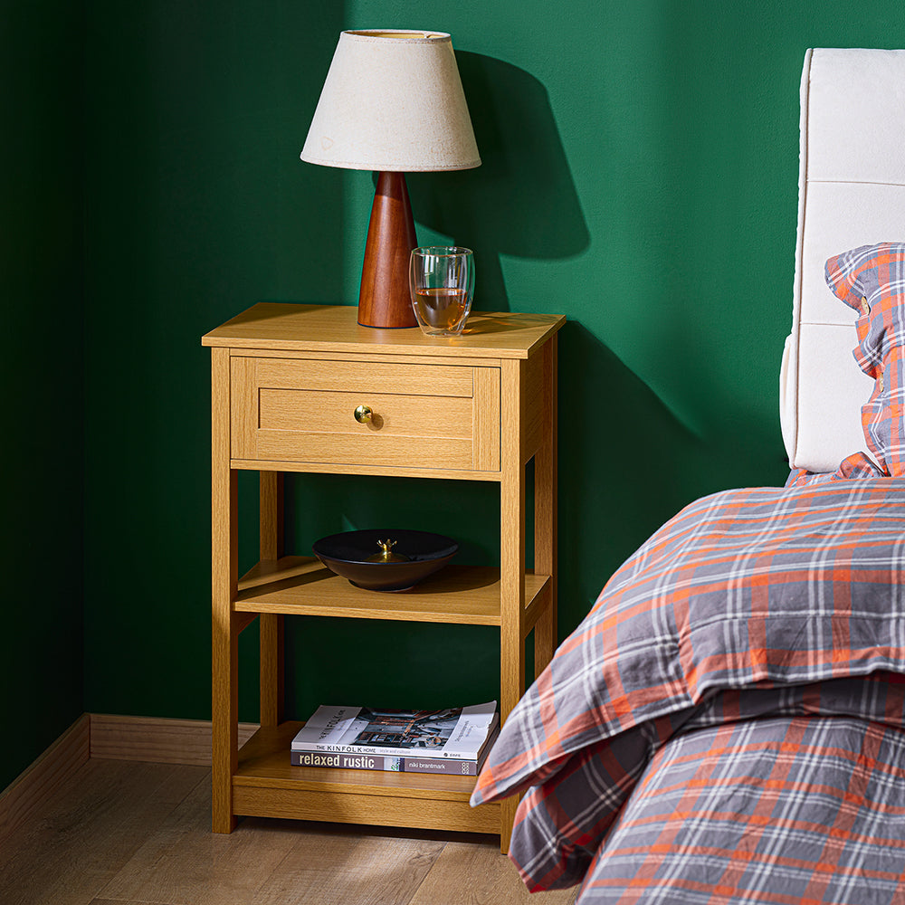 SoBuy FBT46-N Table d'appoint Table de chevet Table basse - 45x68x29 - cm - naturel