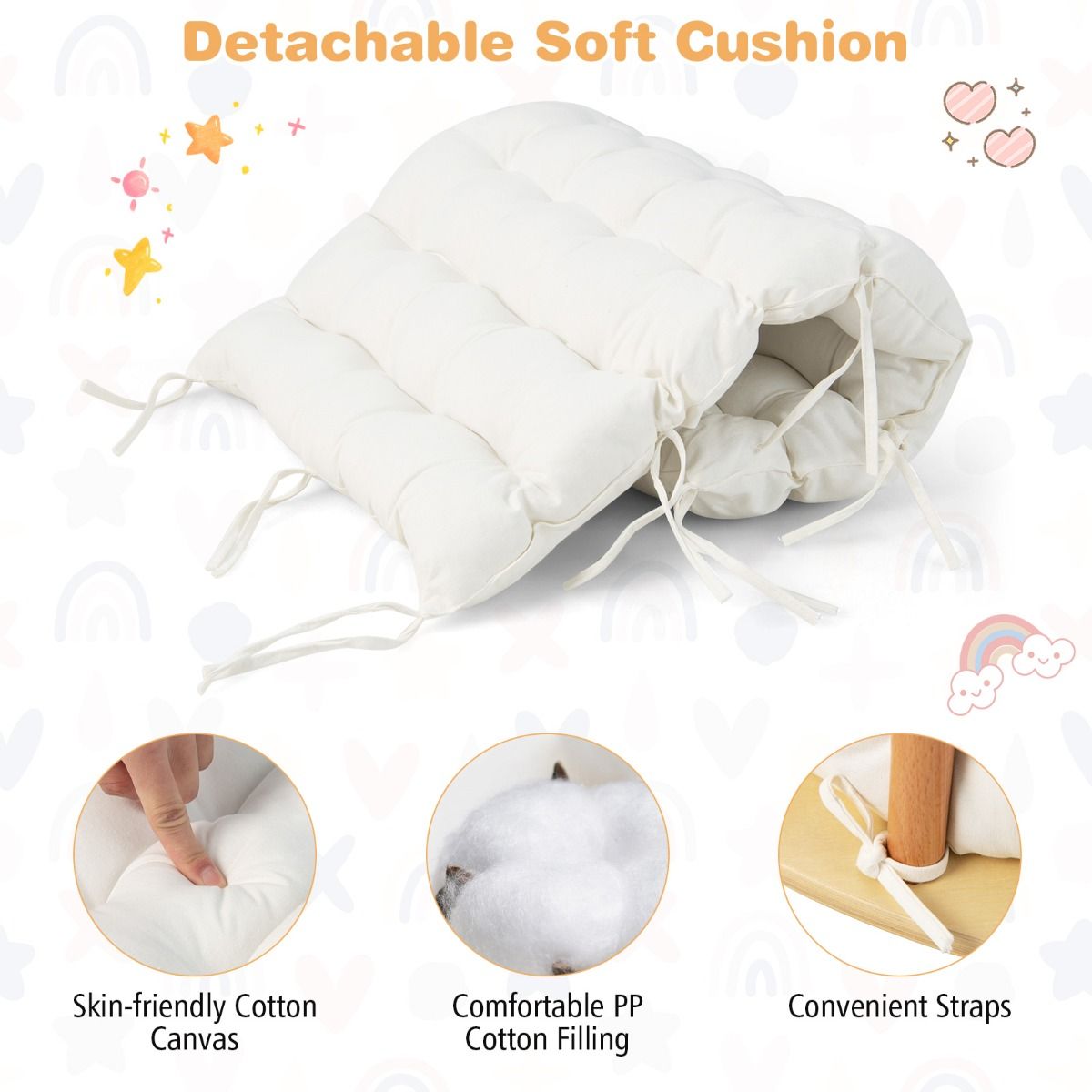 Arc d'escalade Coast avec coussin souple - Bois - 81 x 50 x 38,5 cm - Couleur naturelle