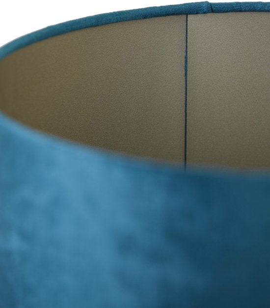 Light & Living - Abat-jour GEMSTONE - Ø25x18cm - Bleu