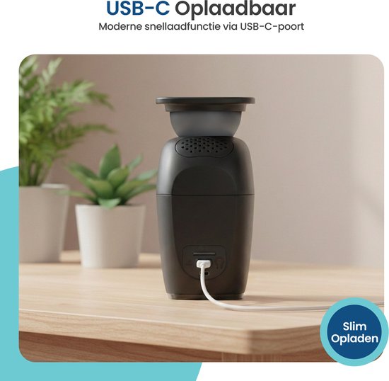 Caméra de sécurité sans fil Gologi pour l'extérieur et l'intérieur - Caméra de surveillance avec batterie 5200 mAh - Rechargeable via USB-C - Vision nocturne - Détection de mouvement - Fixation magnétique - Caméra HD 5 MP avec Wi-Fi et application - Camér