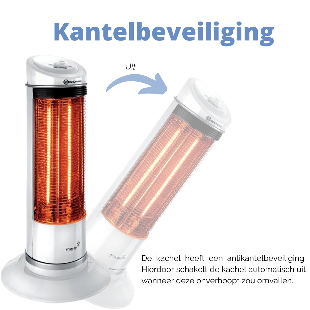 Kemper Radiateur halogène d'appoint 1200W PAT-1200 - Copy