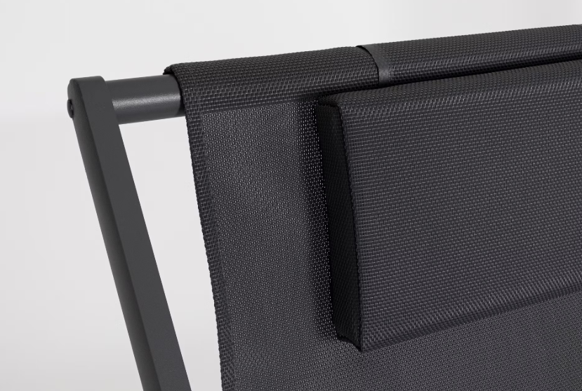 Bizzotto Lounger Taylor 65 x 200 x 102 - 42.5 cm | Gris foncé
