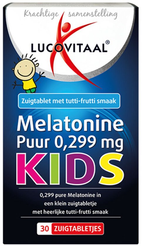 Lucovitaal Melatonin Pure Kids 0,299 milligrammes Complément alimentaire - 30 comprimés