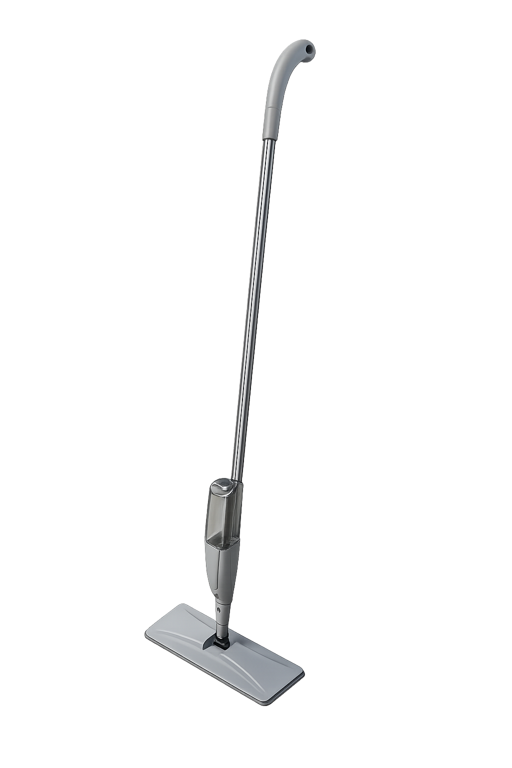Balai à franges en microfibre UltraClean avec vaporisateur - 118 cm - Gris