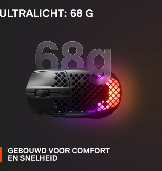 Souris de jeu sans fil SteelSeries Aerox 3 Édition 2022 - Noire
