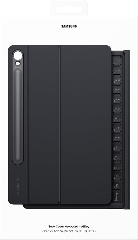Samsung - Clavier Book Cover - Galaxy Tab S9 / S9 FE / S10 FE / S10 Lite - Noir - QWERTY