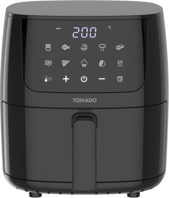 Tomado TAF2002B - Mini-friteuse à air chaud - 2 litres - Écran numérique - Sans PFAS