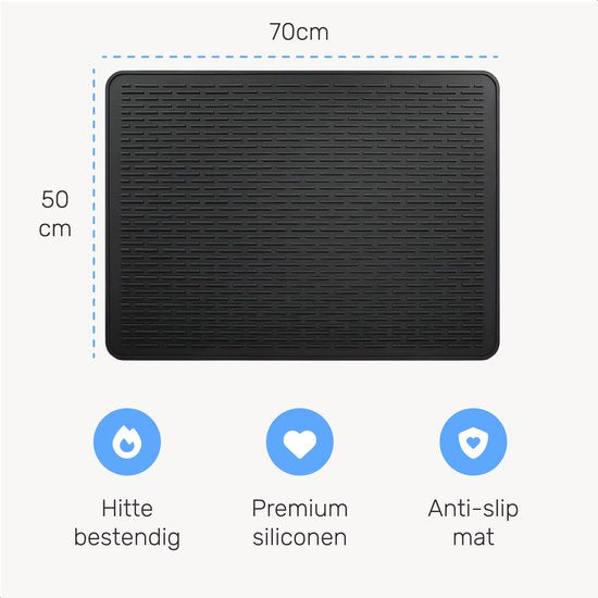 LUFT Induction Protector - Résistant à la chaleur jusqu'à 280 ºC - Protège-plaques - Plaque de cuisson - Mate - 71×52 - Convient à la fonction booster - Protège-plaques de cuisson - Noir