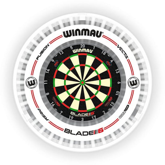 Ensemble Winmau Plasma Ice Light Pro-Line Surround, blanc