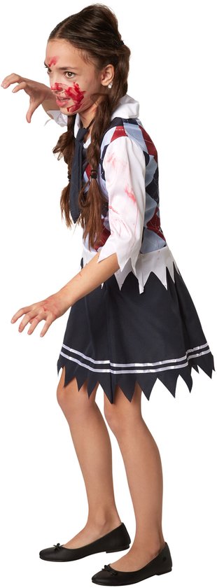 Dressforfun Creepy schoolgirl 158 (ages 12 and up) - costume halloween dress up partywear costume carnaval carnaval partywear - 302209