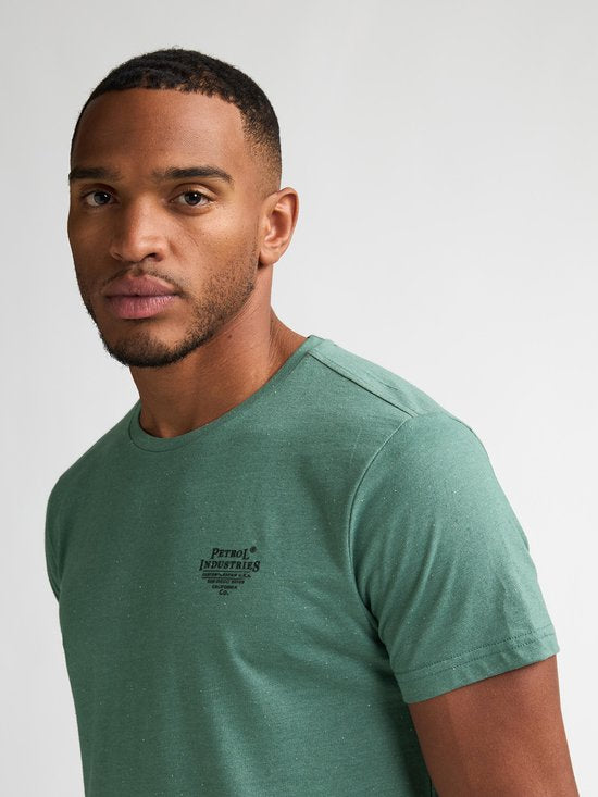 Petrol Industries - T-shirt pour homme avec logo Cosmos - Vert - Taille XXXL