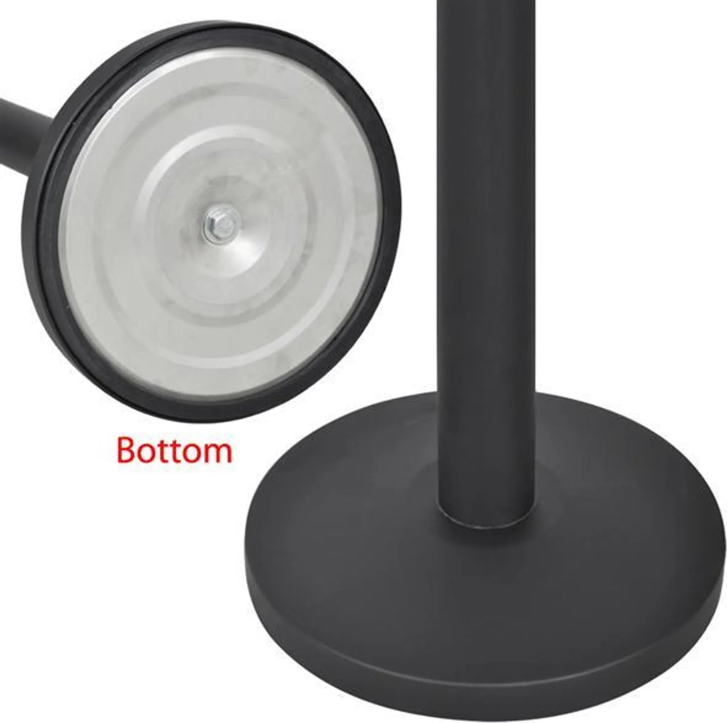 Yaheetech Jeu de 2 poteaux de barrière - 92 cm de haut - équipés d'un ruban rétractable de 200 cm et d'un système de couplage à 4 voies et d'une base solide - pour les zones VIP et les foires commerciales - acier noir