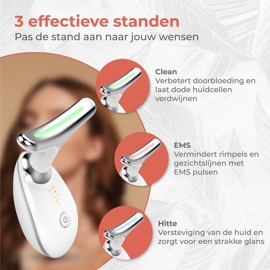 Nuvance - Skin Rejuvenator - Facelift Device - Skin Care - USB Rechargeable - Facial Cleanser - Reducing Acne, Lines, Wrinkles and Fatigue