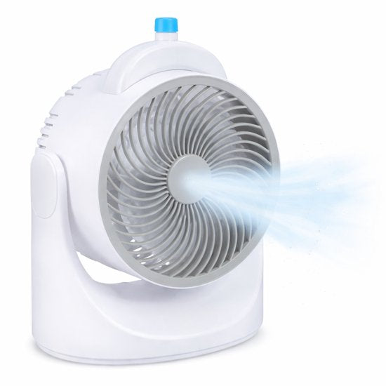 Mini ventilateur de table avec élément de refroidissement - Mini ventilateur réglable à 3 niveaux - Ventilateur USB avec lumière LED - Élément de refroidissement 240 ML - pour table bureau chambre à coucher