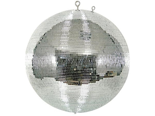 HQ-Power Disco spiegelbol Ø 50 cm, spectaculaire lichteffecten voor feestjes, veilig ophangsysteem en facetglas, dansvloer accessoire voor disco en meer