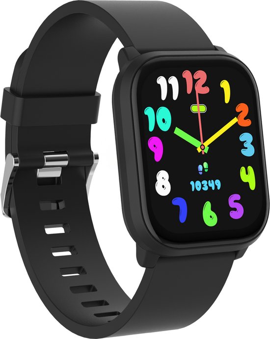 Denver Smartwatch Kids - Appel/SMS/Whatsapp - Pour Android & iOS - Podomètre - Activité du sommeil - Fréquence cardiaque, Moniteur de pression artérielle, Mode sport - SWK120B