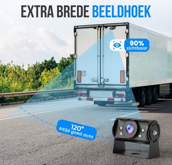 2 caméras de recul filaire - Strex - Vision nocturne 15m - IP69 Waterproof