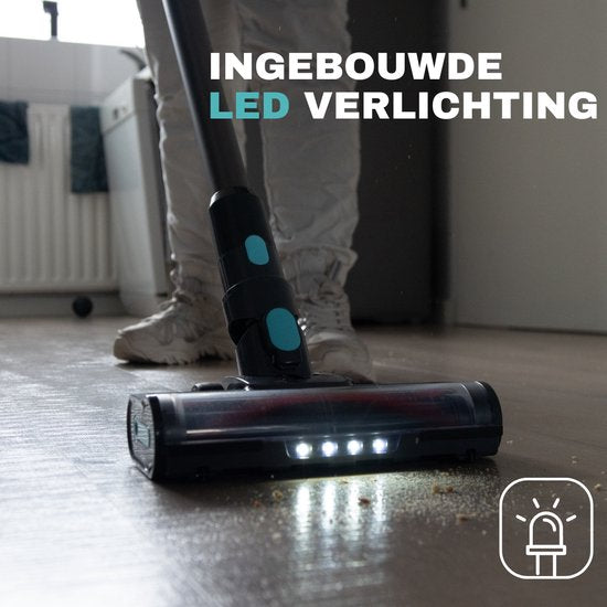 Aspirateur balai - Achaté - Sans fil - 4 accessoires - Affichage LED - Dépoussiéreur