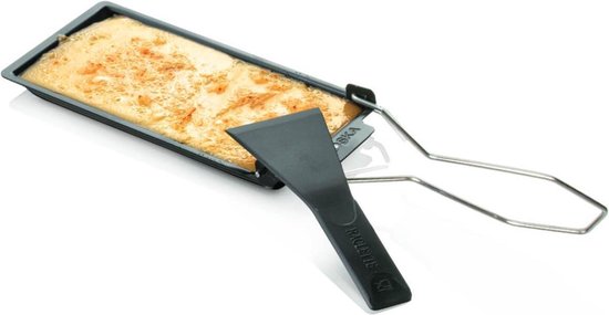 Boska Cheese Barbeclette® - pour BBQ - Poêle à fromage avec spatule - Noir - 175x85 mm