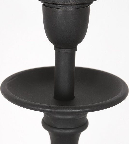 Anne Lighting Lampe à poser Lyons - noir - métal - 15,5 cm - douille E27 - 3467ZW