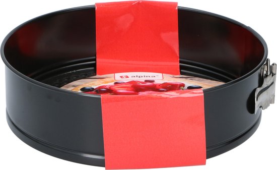 alpina Springform - Antiadhésif - Métal - Ø 28 x 6,7 CM - Noir