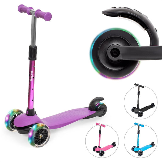 LifeGoods - Trotinette 3 à 5 ans - violet
