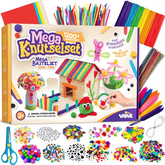 Kit de bricolage créatif - VAIVE - Pour enfants - Activités Manuelles - Dès 3 Ans