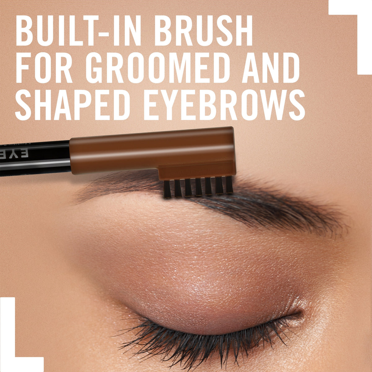 Crayon à sourcils Rimmel London Professional - 002 Hazel - Marron - Avec brosse