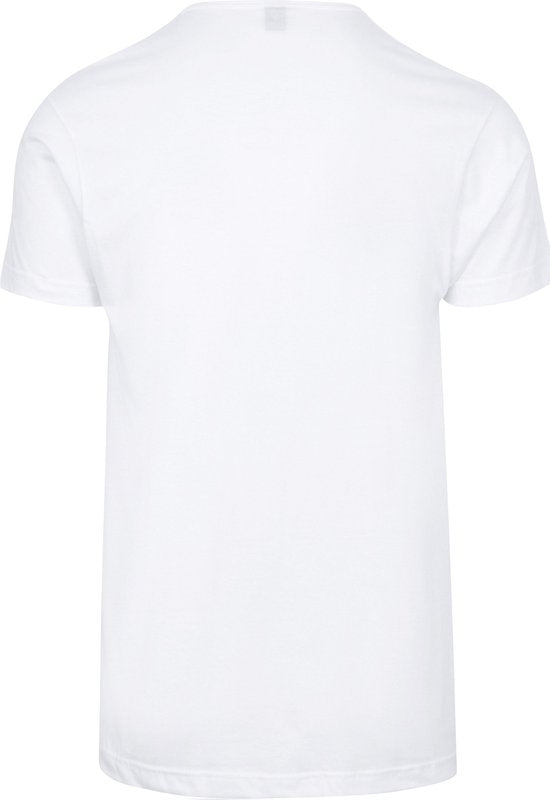 Alan Red - Lot de 3 t-shirts Vermont à col en V, blancs - Homme - Taille XL - Coupe classique