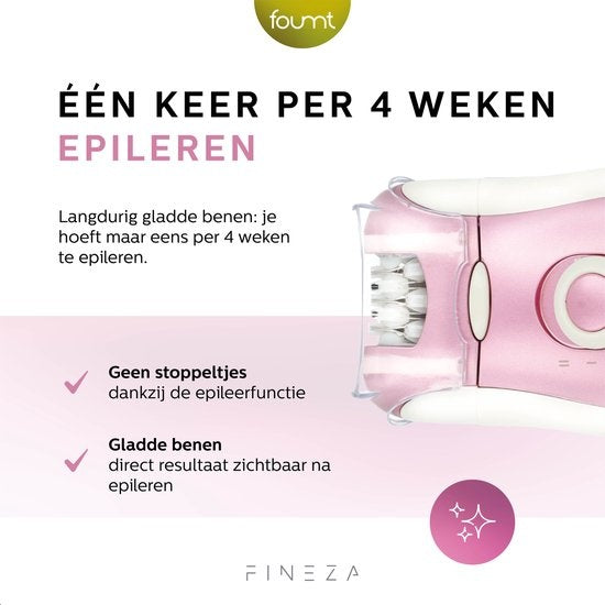 Fineza - Epilateur femmes - Rose