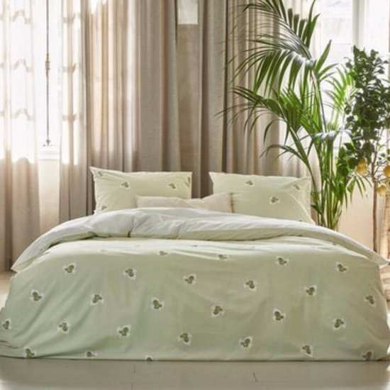 Walra Housse de couette Glossy Grapevine - 200x220 - 100% Coton (BCI) - Vert