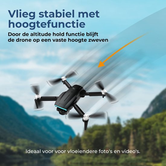 Drone Denver avec double caméra - Contrôle via une application (WiFi) - Vue en direct - pour l'extérieur - Adultes et enfants - DCW3520