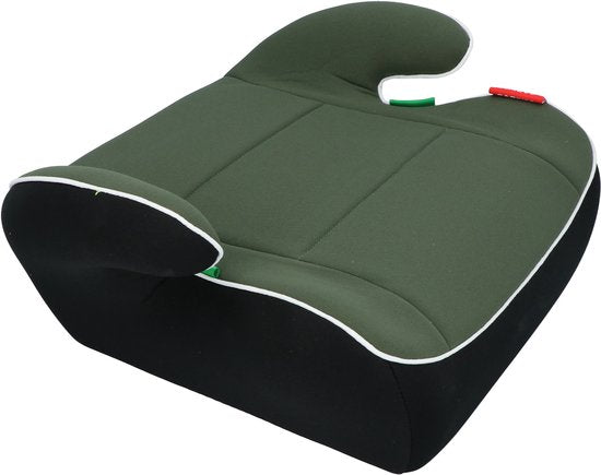 Rehausseur Carkids I-Size Sam - Conforme à la norme I-Size R-129 - Pour les enfants mesurant entre 125 et 150 cm – Housse amovible et lavable - Installation flexible – Vert/Noir