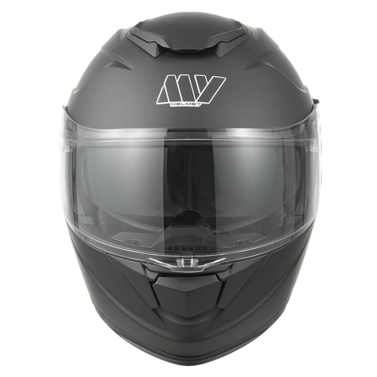 Casque moto à visière relevable MY Flip-Up – Certifié ECE 22.06 – Taille M – Noir mat et argent – ABS