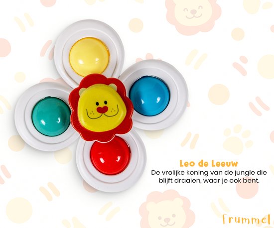 Frummel Spinners avec ventouse - Jouets pour le bain - Jouets sensoriels - Jouets pour le bain - Spinner pour le bain - Spinner pour la fenêtre de la voiture - 3 pièces - Jouets pour le bain - Jouets pour le bain - Jouets pour le bain