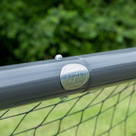 But de football AXI Cristiano 180 x 120 cm, anthracite - Ancrages au sol inclus - Structure en acier thermolaqué