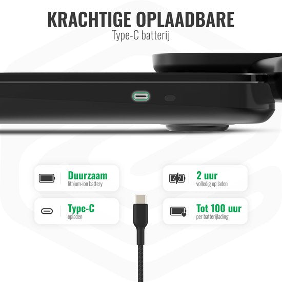 e.volve X11 Pèse-personne numérique - Pèse-personne intelligent avec 32 analyses corporelles - Rechargeable via USB - Application et poignée incluses