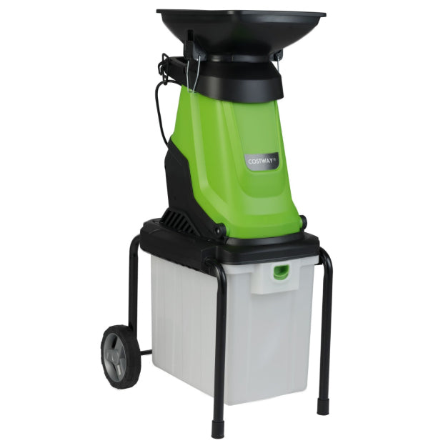 Broyeur de jardin électrique Coast 3000 W – Branches jusqu'à 45 mm – 50 L – Vert