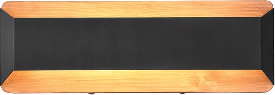 TRIO ARINO - Applique - Noir mat - incl. 1x SMD 13.5 W - Eclairage vers le haut et vers le bas - Dimmable avec interrupteur - Montage mural - Source lumineuse non remplaçable