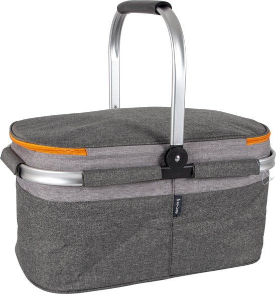 Bo-Camp - Sac isotherme - Panier isotherme - Gris - Polyester - 26 litres