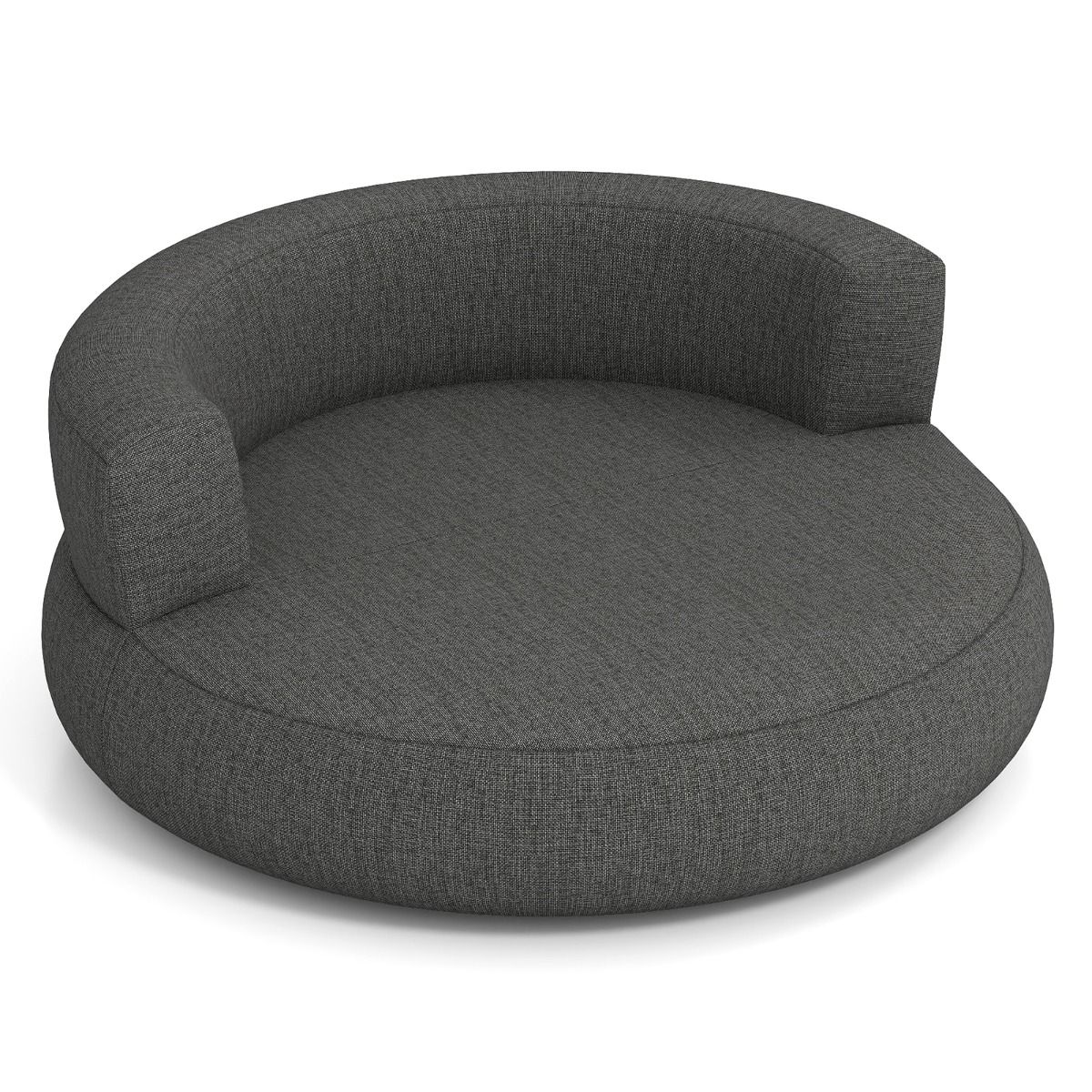 Canapé gonflable Coast - conception ergonomique - housse amovible - gris - 160 x 164 x 61 cm