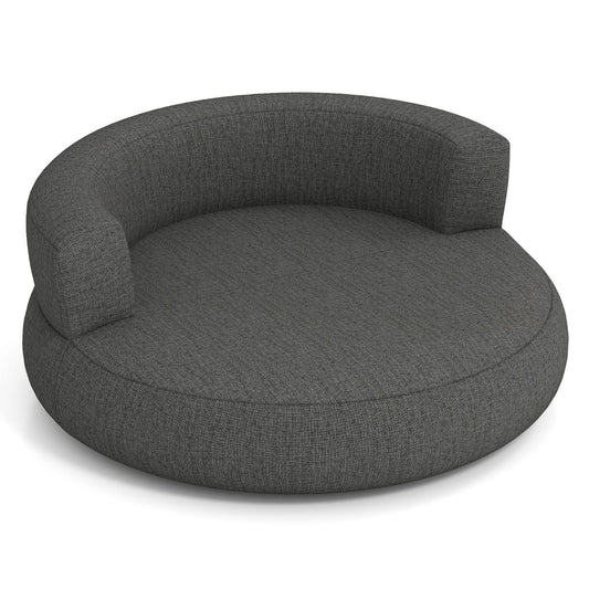 Canapé gonflable Coast - conception ergonomique - housse amovible - gris - 160 x 164 x 61 cm