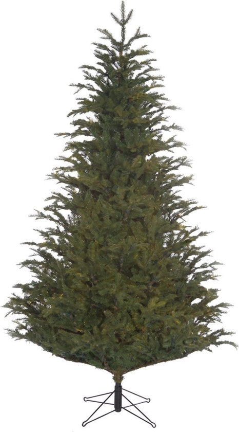 Black Box Trees Frasier Boom - Sapin de Noël à la forme naturelle - Décoration de Noël d'intérieur - Sapin artificiel à charnières - Hauteur 185 x diamètre 124 cm - Vert