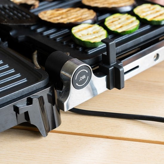 Grill électrique, Safecourt Kitchen, Contact grill compact CG200, Avec plaques amovibles