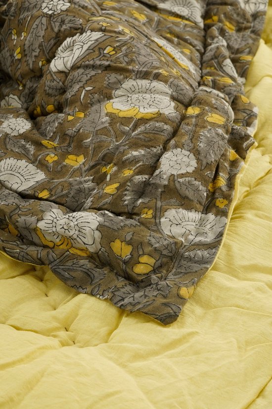 Couverture d'édredon In the Mood - L180 x B130 cm - Coton - Vert