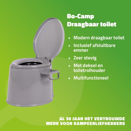 Bo-Camp - Toilette portable - 7 litres